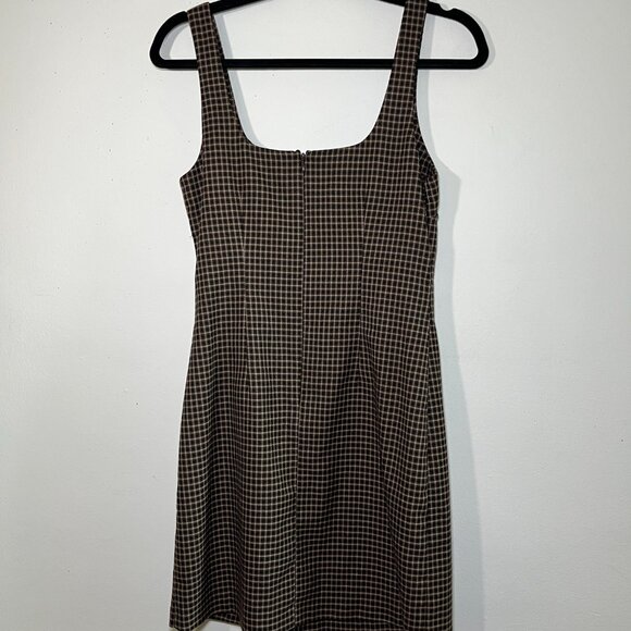 Banana Republic Plaid Mini Dress Size 0 - Picture 2 of 5